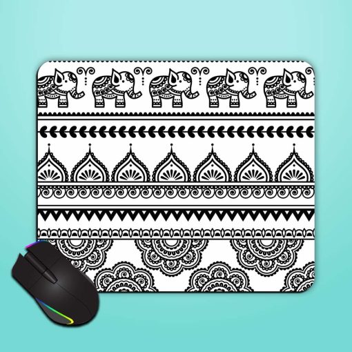 Mehndi Indian Henna Mouse Pad Zapvi