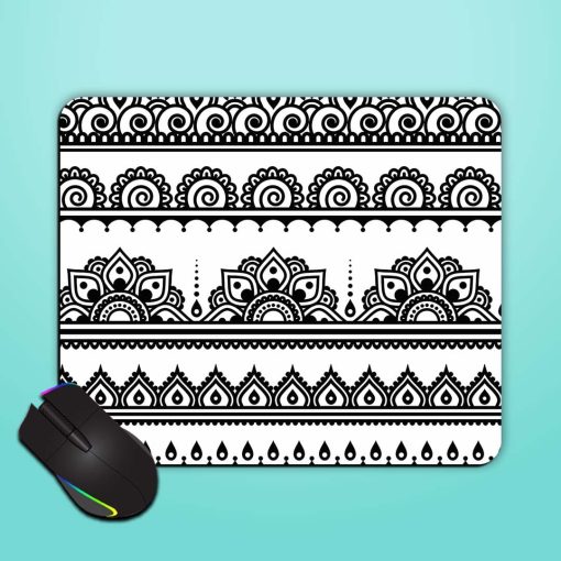 Mehndi Indian Henna Mouse Pad Zapvi