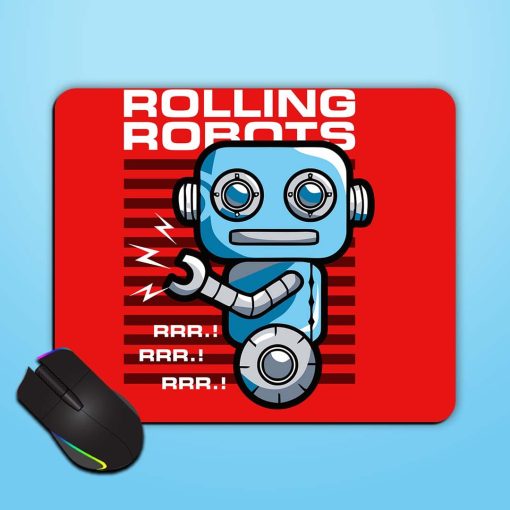 Robot Image Vector Mouse Pad Zapvi