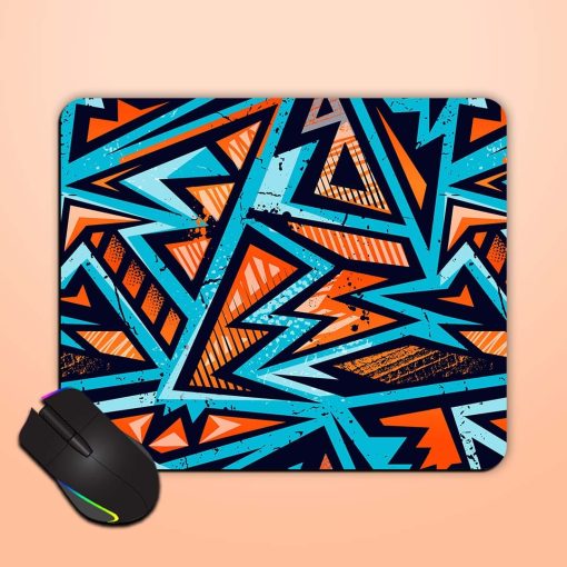 Abstract Seamless Grunge Mouse Pad Zapvi