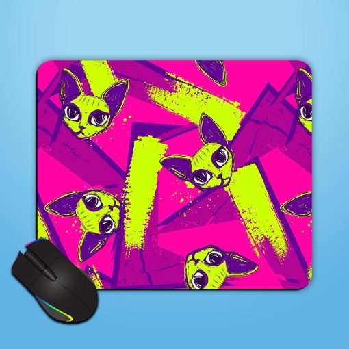 Abstract Seamless Grunge Mouse Pad Zapvi