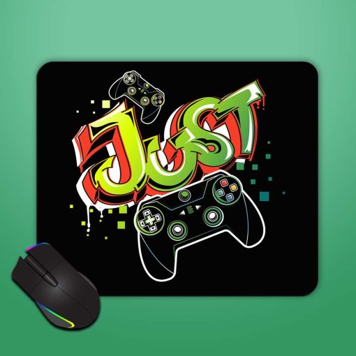 Graffiti Gamepad Illustration Mouse Pad Zapvi