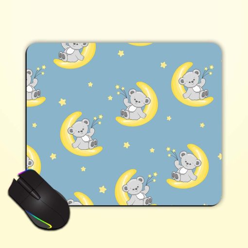 Seamless Night Pattern Mouse Pad Zapvi