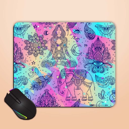 Colorful Rainbow Seamless Mouse Pad Zapvi