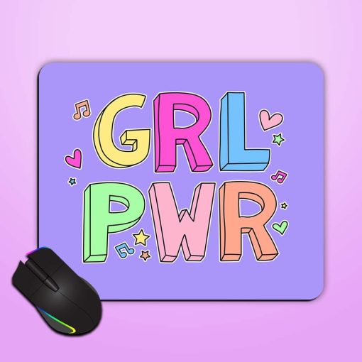 Grl Pwr Short Mouse Pad Zapvi