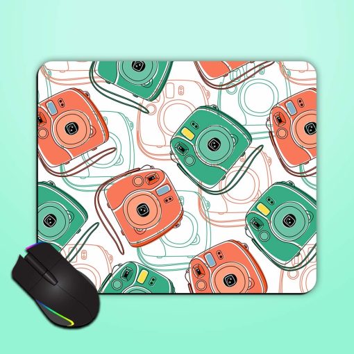 Seamless Pattern Colorful Mouse Pad Zapvi