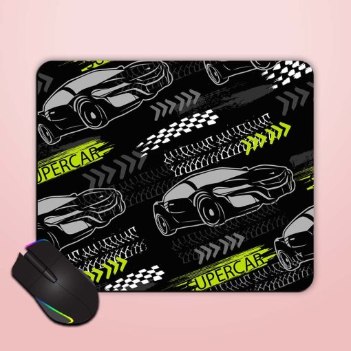 Abstract Seamless Grunge Mouse Pad Zapvi