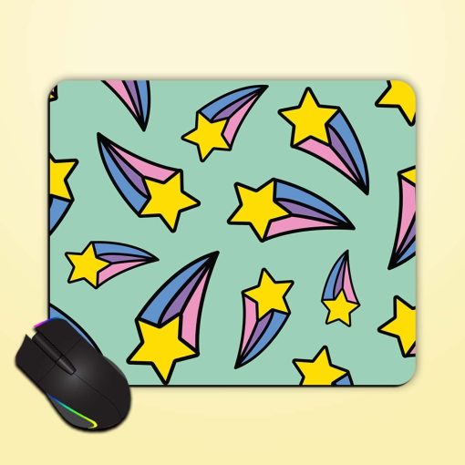 Rainbow Shooting Star Mouse Pad Zapvi