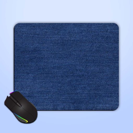 Blue Background Denim Mouse Pad Zapvi