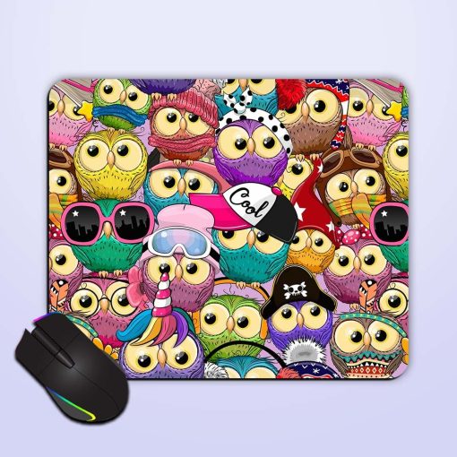 Colorful Seamless Pattern Mouse Pad Zapvi