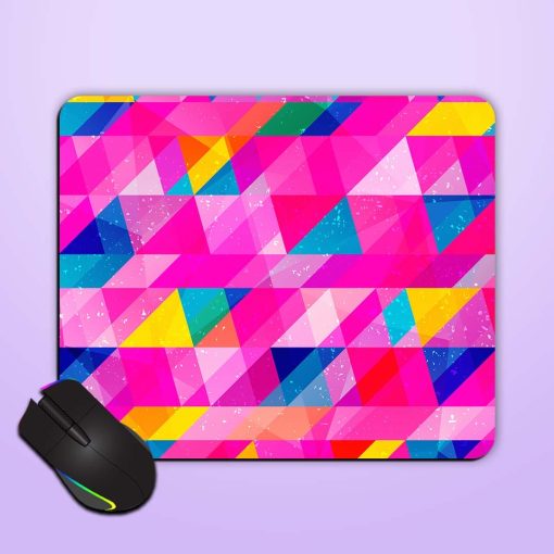 Grunge Triangle Seamless Mouse Pad Zapvi