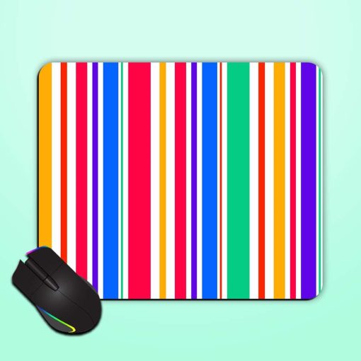 Abstract Seamless Rainbow Mouse Pad Zapvi