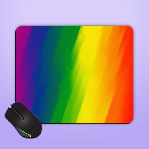 Rainbow Background Gay Mouse Pad Zapvi