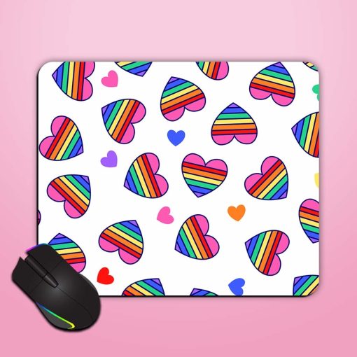 Lgbt Seamless Pattern Mouse Pad Zapvi