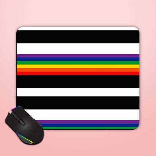 Rainbow Horizontal Striped Mouse Pad Zapvi