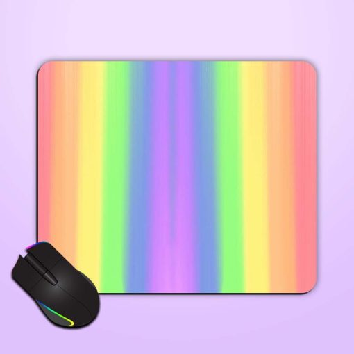 Rainbow Pastel Color Mouse Pad Zapvi