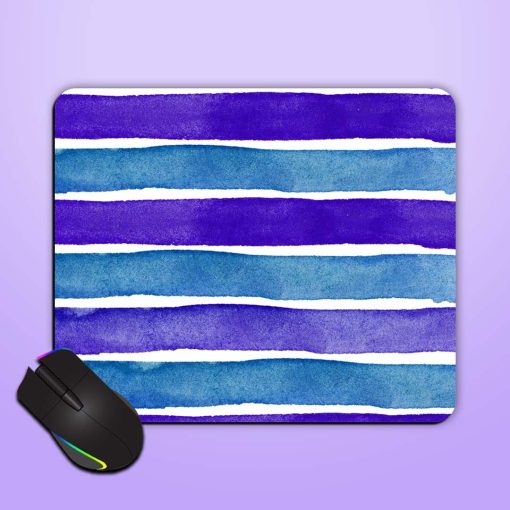 Blue Purple Watercolor Mouse Pad Zapvi