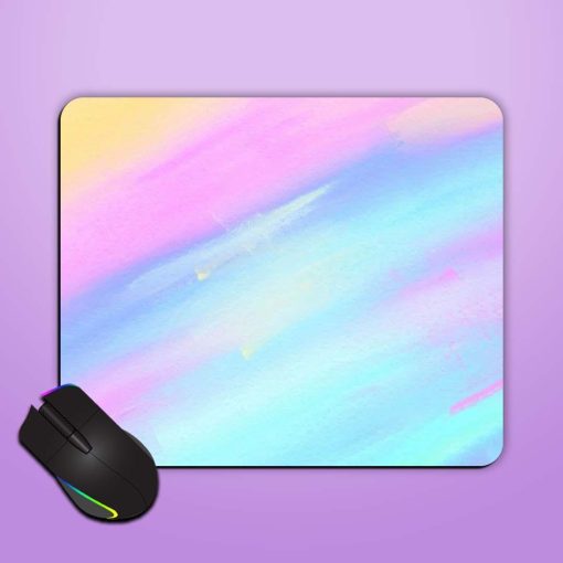 Colorful Bright Watercolor Mouse Pad Zapvi