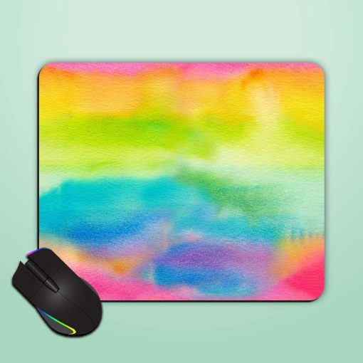 Abstract Watercolor Hand Mouse Pad Zapvi