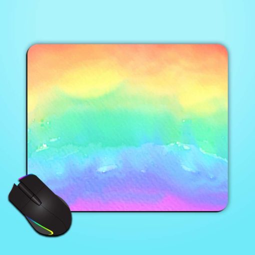 Rainbow Abstract Grunge Mouse Pad Zapvi