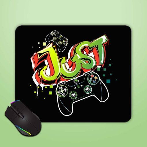 Graffiti Gamepad Illustration Mouse Pad Zapvi