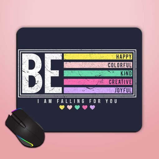 Typography Slogan T Mouse Pad Zapvi