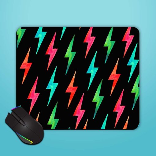 Lightning Bolt Seamless Mouse Pad Zapvi