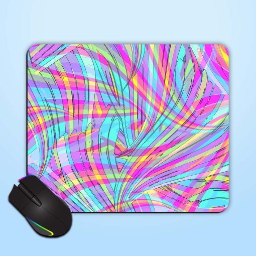 Bright Digital Psychedelic Mouse Pad Zapvi