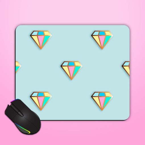 Fashion Pins Seamless Mouse Pad Zapvi