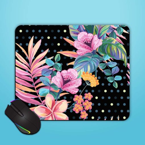 Seamless Floral Pattern Mouse Pad Zapvi