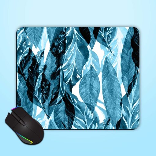 Leaves Pattern Jungle Mouse Pad Zapvi