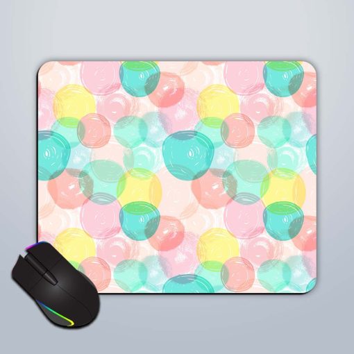 Colorfull Bubbles Seamless Mouse Pad Zapvi