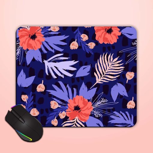 Abstract Peony Bouquets Mouse Pad Zapvi