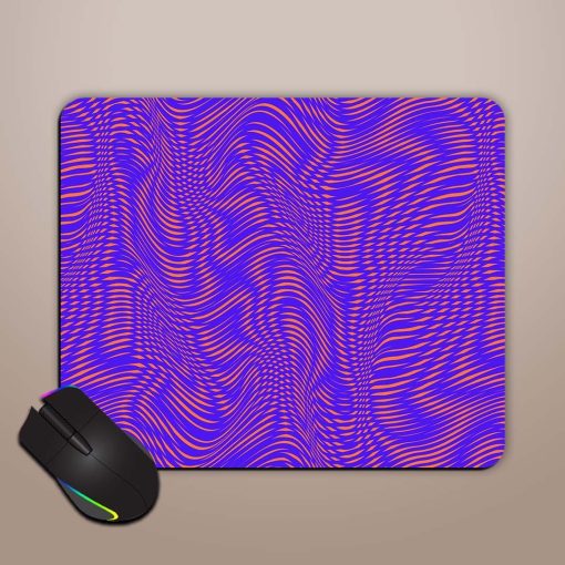 Optical Pattern Psychedelic Mouse Pad Zapvi