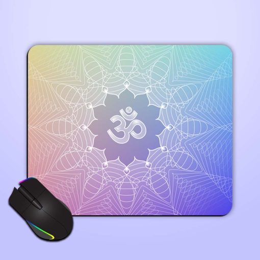 Divinely Symbol Om Mouse Pad Zapvi