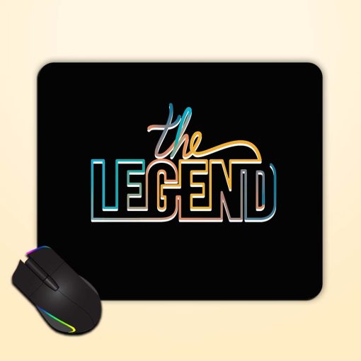 Legend Calligraphy Colorful Mouse Pad Zapvi