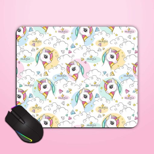 Seamless Pattern Cute Mouse Pad Zapvi