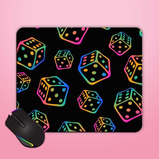 Crazy Rainbow Seamless Mouse Pad Zapvi