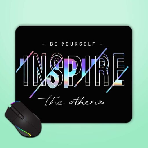 Inspire Slogan Holographic Mouse Pad Zapvi