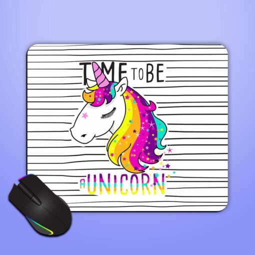 Cute Magical Unicornsweet Mouse Pad Zapvi