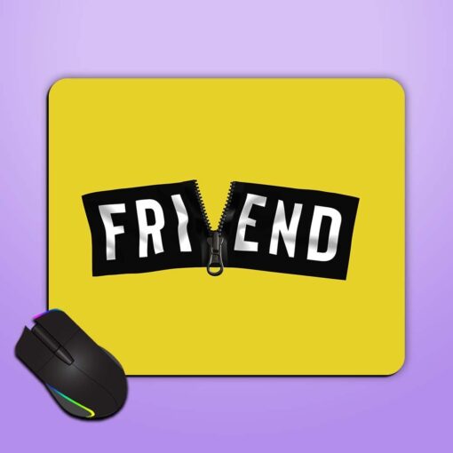 Friend Word On Mouse Pad Zapvi