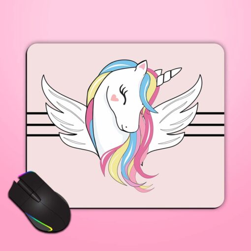 Cute Unicorn Hand Mouse Pad Zapvi