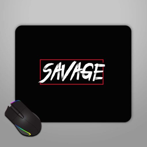 Savage Typography Dots Mouse Pad Zapvi