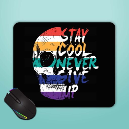 Colorful Skull Design Mouse Pad Zapvi