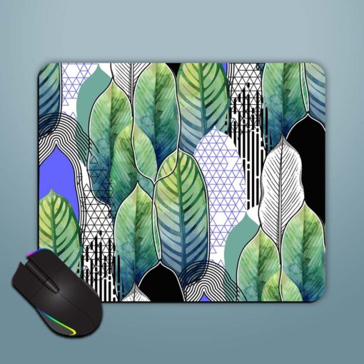 Leaft Watercolor Art Mouse Pad Zapvi