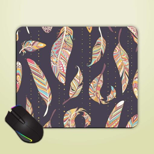 Seamless Pattern Rustic Mouse Pad Zapvi