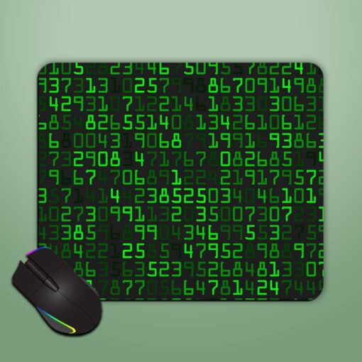 Modern Background Green Mouse Pad Zapvi