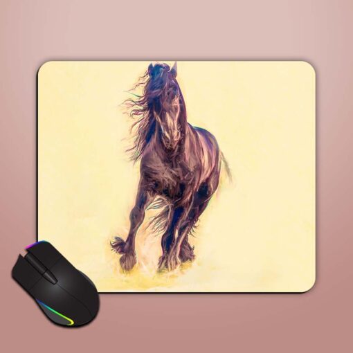 Painting Purebred Arabian Mouse Pad Zapvi