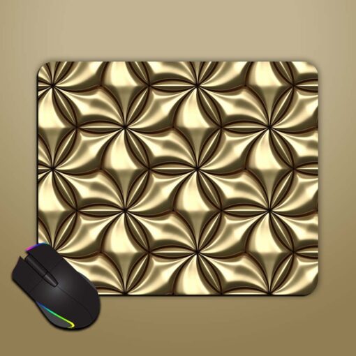 3D Wall Gold Mouse Pad Zapvi