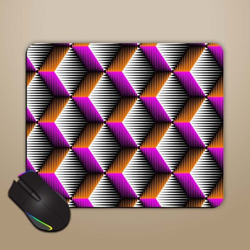 Seamless 3D Rhombus Mouse Pad Zapvi